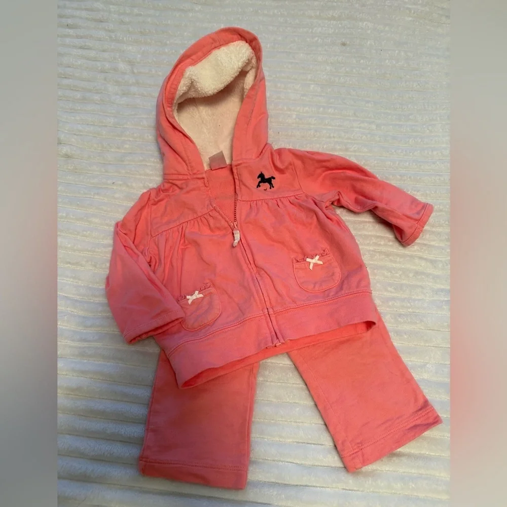 Carter's Coral Baby Outfit